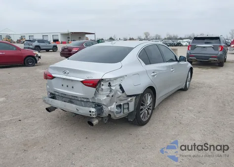 2018 Infiniti Q50 3.0T Luxe from USA, damaged, VIN JN1EV7AP9JM362711